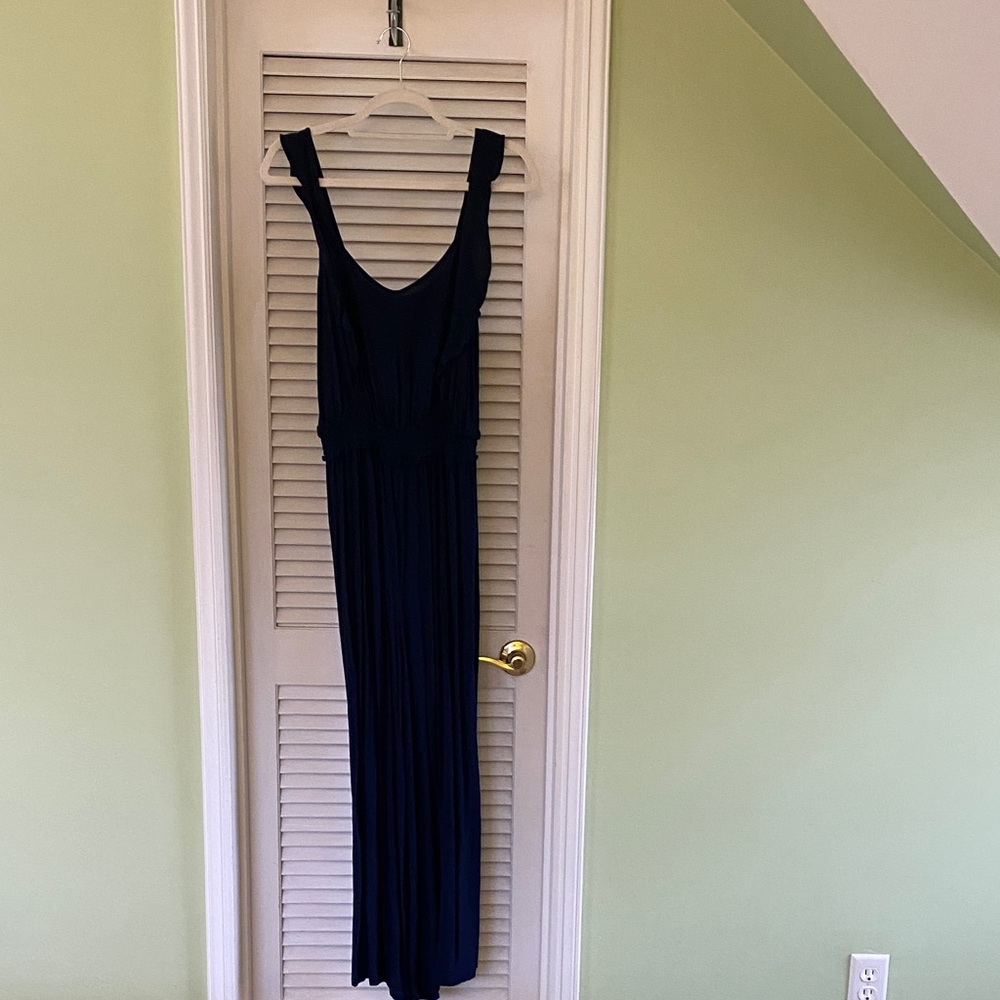 LOFT Navy Jumpsuit